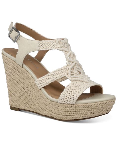 macy's wedge sandals.